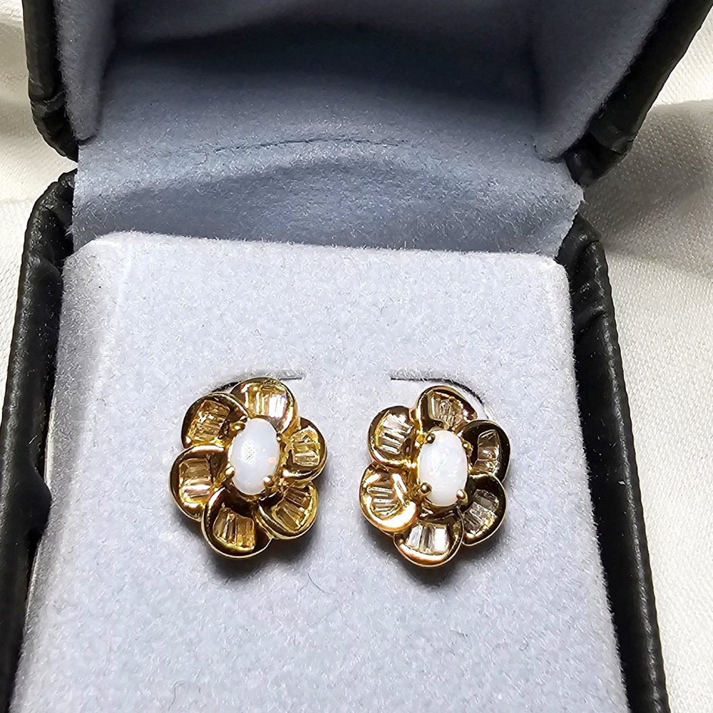 Opal Earrings